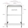 Estate Sign XL, silver/steel, 3 parts #3