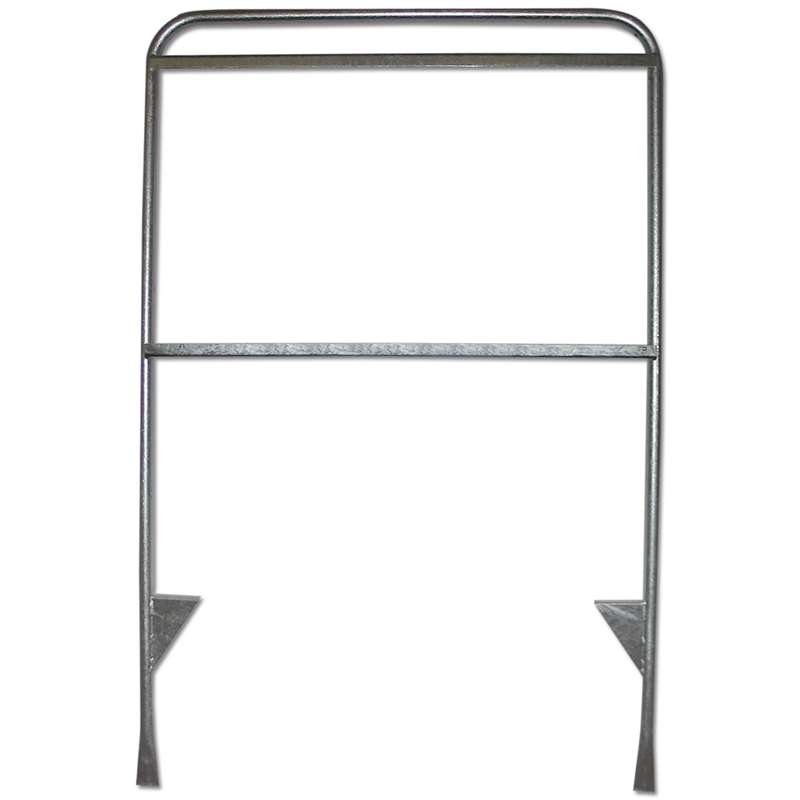 Estate Sign Standard, silver/steel, without panels #1