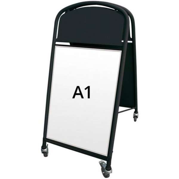 Ellipse Lux Pavement Board with wheels, black, A1 #1