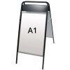 Expo Sign Pavement Board with logo plate, black, A1 #1