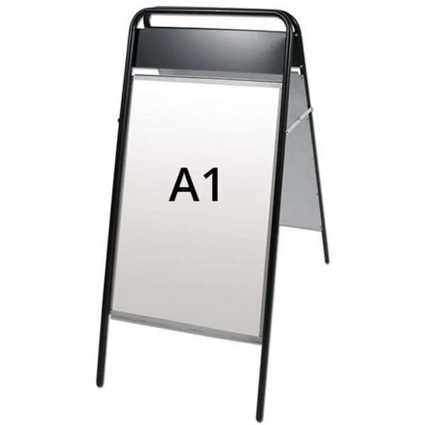 Expo Sign Pavement Board with logo plate, black, A1 #1