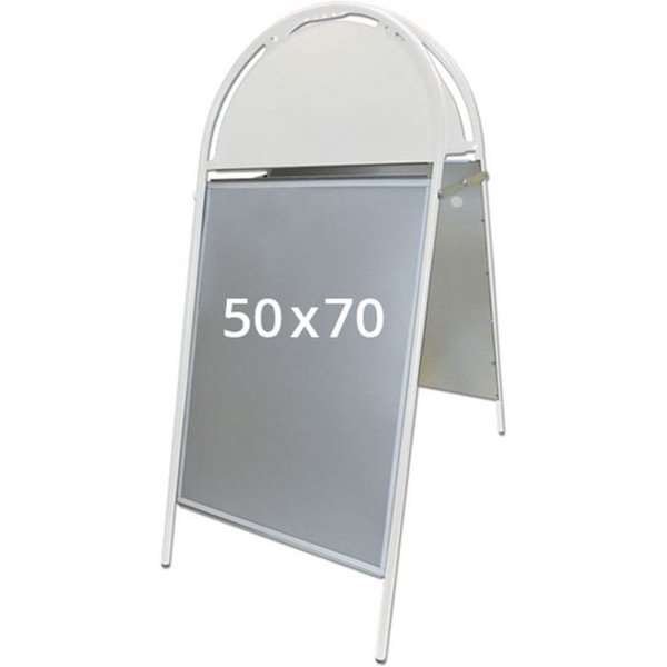 Gotik Budget Pavement Board, white, 50 x 70 cm #1