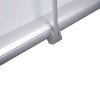 Deluxe Roll-up, single sided, 85 cm, alu #8