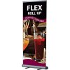 Flex Roll-up, silver, single sided, 90 cm, alu, #1