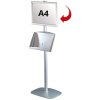 Mini Multistand 5 -Single sided A4 Snap Frame + A3 Steel shelf #1