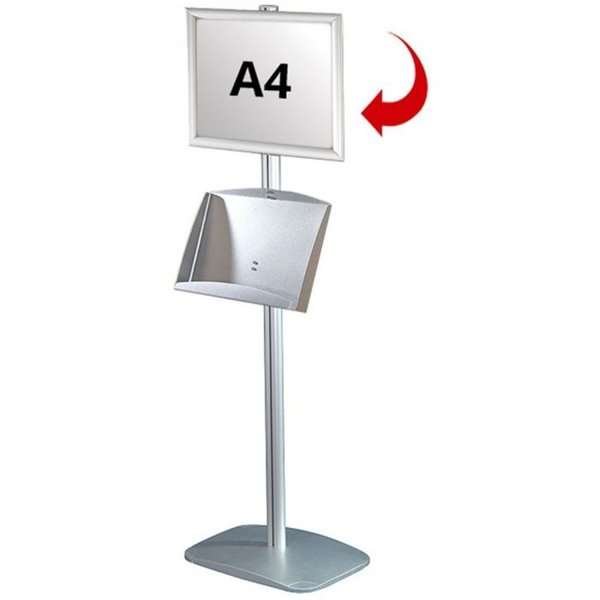 Mini Multistand 5 -Single sided A4 Snap Frame + A3 Steel shelf #1