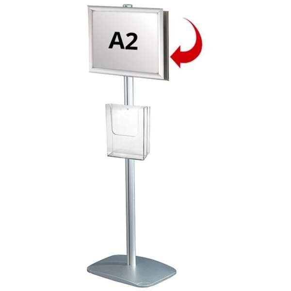 Mini Multistand 4 -Double sided A2 Snap Frame + A4 Brochure holder #1