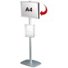 Mini Multistand 4 -Double sided A4 Snap Frame + A4 Brochure holder #1