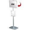 Mini Multistand 3 -Single sided A4 Snap Frame + A4 Brochure holder #1