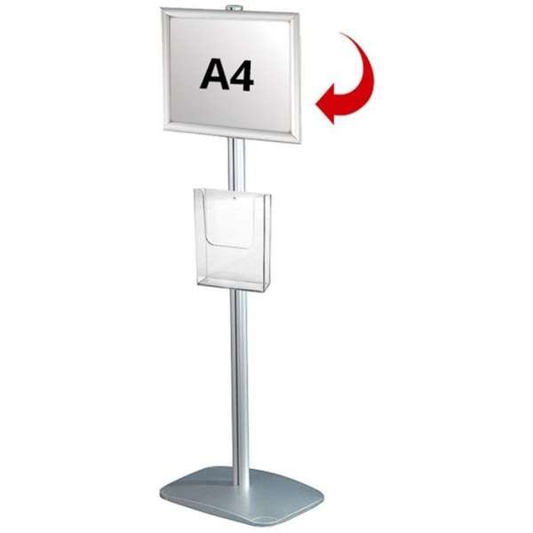 Mini Multistand 3 -Single sided A4 Snap Frame + A4 Brochure holder #1