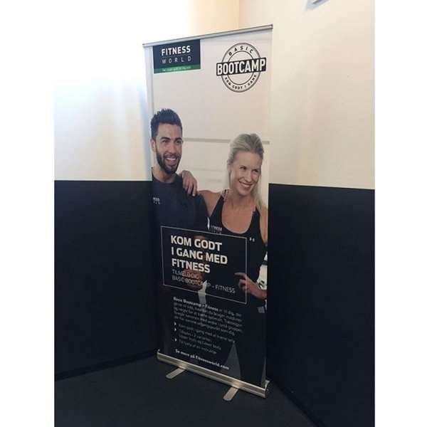 Classic Roll-up, single sided, 80 cm, alu #13