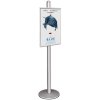 MULTISTAND 9 single sided 1 x 50x70 cm Alu #1