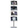 MULTISTAND 7 Singlesided 4 x steel shelve Alu #1