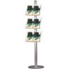 MULTISTAND 5 Single sided 3 x acryl shelve Alu #1