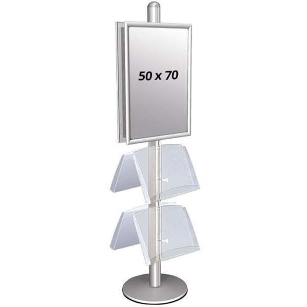 MULTISTAND 4 Double sided with 2 acryl shelve 25mm 2 x 50x70 #1