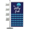 MULTISTAND 19 Single sided, 1 pcs. 70cm. Banner + 4xA4 Shelves #1