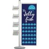 MULTISTAND 19 Single sided, 1 pcs. 50cm. Banner + 4xA4 Shelves #1
