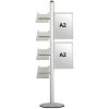 MULTISTAND 18 Single sided 2xA2 Slide-in + 4xA4 Shelves #1