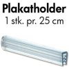 Poster Hanger Double profile, 20 mm, 3 metres, alu/silver #3