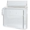 Acrylic Outdoor Brochure Box A6 - horizontal #1