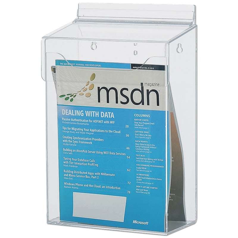 Acrylic Outdoor Brochure Box A4 - Deep #2