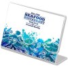 ACRYLIC L MENU HOLDER Horizontal A4 #1