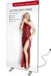 LED-Tex Light Box Stand, double sided, 100 x 250 cm #1