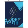 Poster-Hanger, double sided, set, 50 cm, alu/silver #1