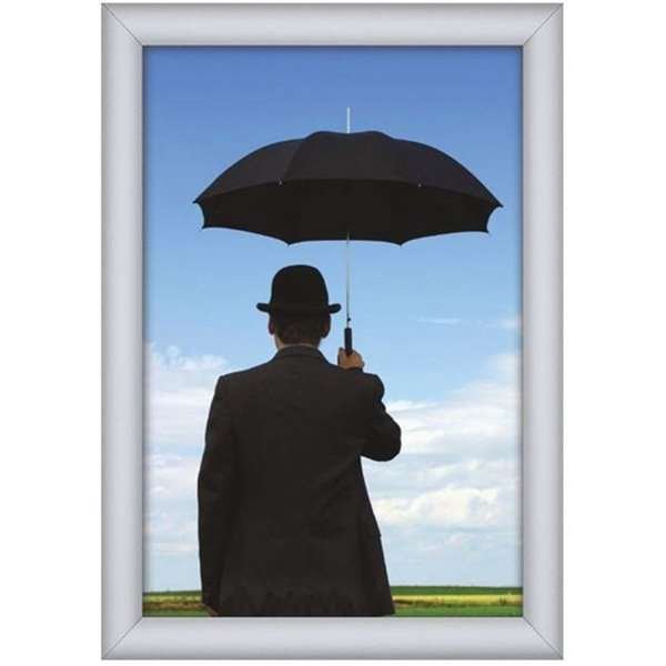 Alu snap frame Watersafe, 35 mm, A0, silver #1