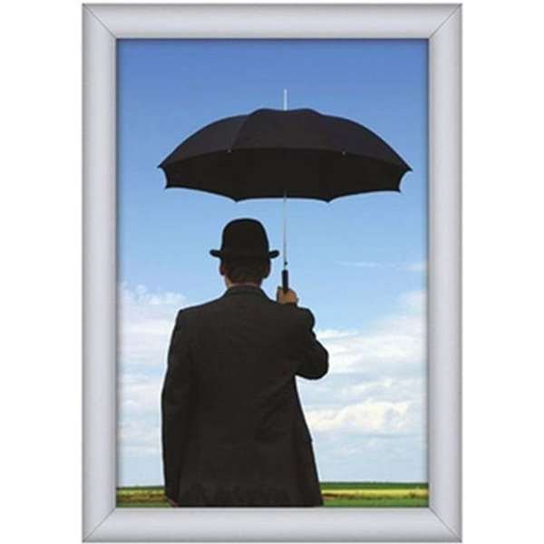 Alu Snap Frame Watersafe, 35 mm, 50 x 70 cm, silver #1