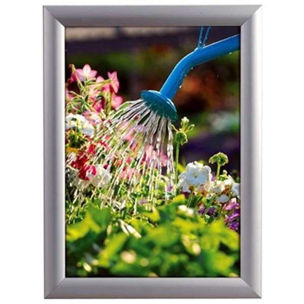 Alu snap frame watersafe, 25 mm, A4, silver #1