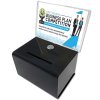 Tip Box Black with A6 Info and lock #6
