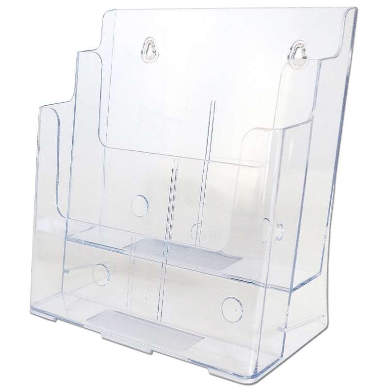 Table & Wall Dispenser, 2 x A4 acrylic holder #2