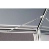 Infobox, alu/silver, with felt and lock, 4 x A4 #4