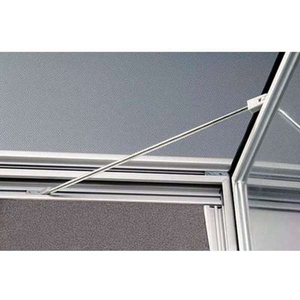 Infobox, alu/silver, with felt and lock, 4 x A4 #4