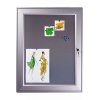 Infobox, alu/silver, with felt and lock, 4 x A4 #3