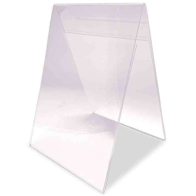 A-Menu holder, vertical A4 acrylic display, double sided #2