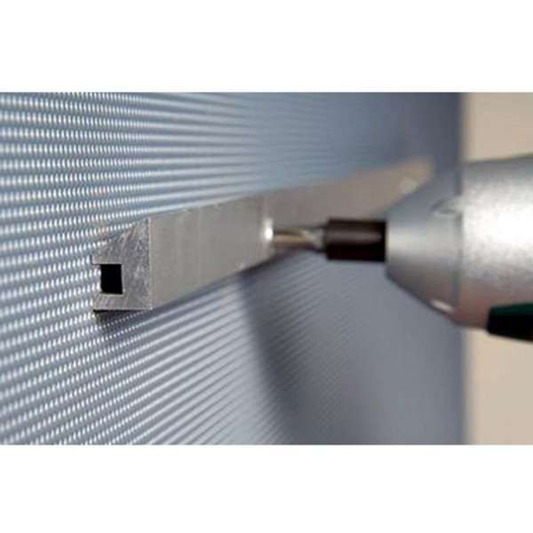 Infobox Magnetic, alu/silver, with lock, 4 x A4 #6