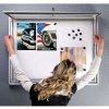 Infobox Magnetic, alu/silver, with lock, 4 x A4 #5