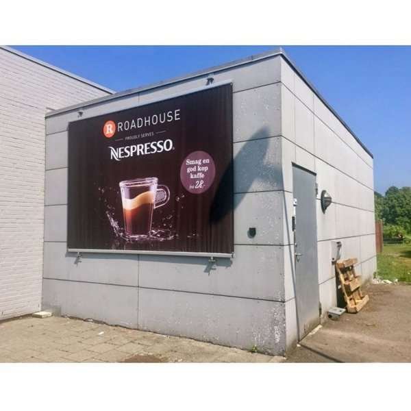 End cap for Outdoor Banner Profile #3