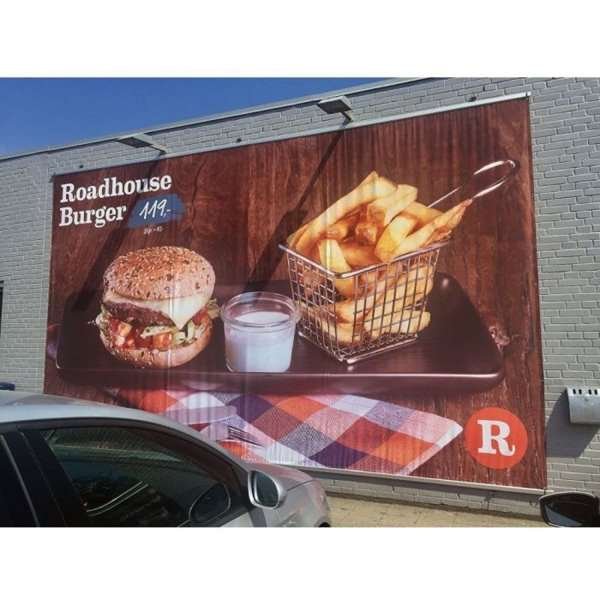 End cap for Outdoor Banner Profile #4