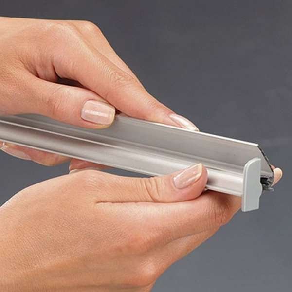Poster-Clamp, 60 cm, alu/silver #11