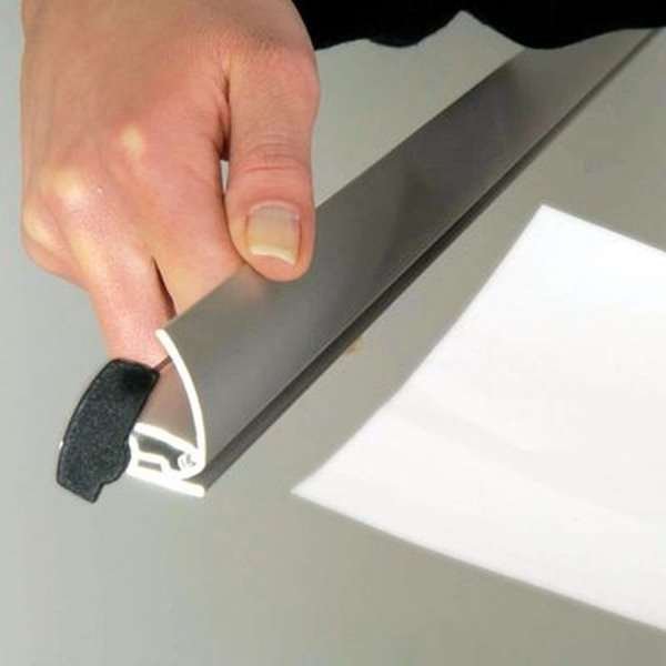 Banner-Line posterlist set, 100 cm, alu/silver #6