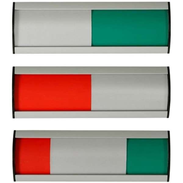 Meeting Room Door Sign with slider, 52 x 200 mm #1