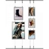 Hanging snap frame, double sided, 25 mm, A4, alu/silver #2