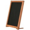 Wooden Chalkboard with feet, dark wood and black board 12,7 x 17,8 cm #6