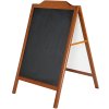 A-board Wood-Look with blackboard #2