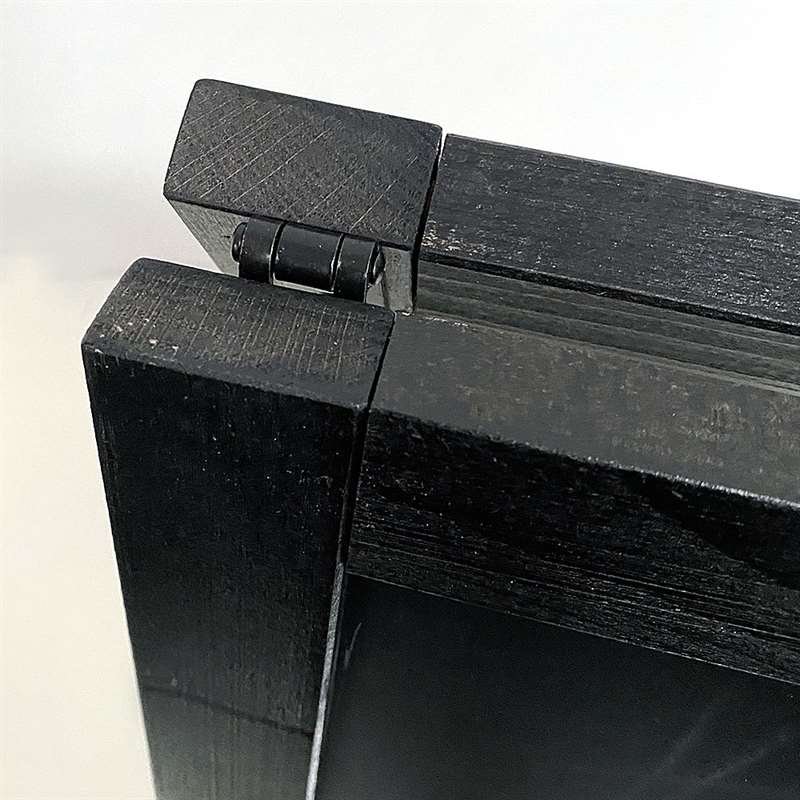 Wooden A-Board Black with Steel Board #5