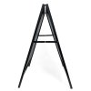 Wooden A-Board Black with Steel Board #4