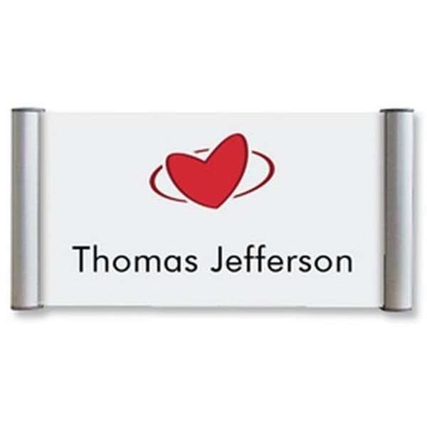 Door Sign, 10,5 x 14,8 cm, 15 mm profile, alu/silver #1
